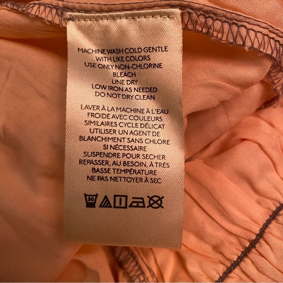 Free People Forget Me Not midi dress peach combo - Picture 12 of 14